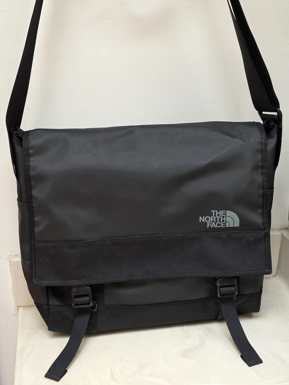 The North Face Black Messenger Laptop Crossbody Bag